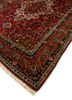 aalam red and orange wool hand knotted Rug - FoldShot aalam red and orange wool hand knotted Rug - FoldShot