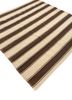 nayaab beige and brown wool flat weaves Rug - FoldShot nayaab beige and brown wool flat weaves Rug - FoldShot