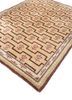 nayaab beige and brown wool flat weaves Rug - FoldShot nayaab beige and brown wool flat weaves Rug - FoldShot