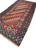 nayaab red and orange wool flat weaves Rug - FoldShot