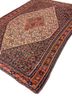 aalam blue wool flat weaves Rug - FoldShot