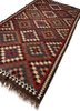 nayaab red and orange wool flat weaves Rug - FoldShot nayaab red and orange wool flat weaves Rug - FoldShot