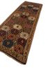 aalam blue wool flat weaves Rug - FoldShot aalam blue wool flat weaves Rug - FoldShot
