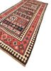 aalam red and orange wool hand knotted Rug - FoldShot aalam red and orange wool hand knotted Rug - FoldShot