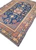 aalam blue wool hand knotted Rug - FoldShot aalam blue wool hand knotted Rug - FoldShot