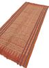 nayaab red and orange wool flat weaves Rug - FoldShot