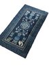 aalam blue wool flat weaves Rug - FoldShot aalam blue wool flat weaves Rug - FoldShot