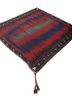nayaab red and orange wool flat weaves Rug - FoldShot nayaab red and orange wool flat weaves Rug - FoldShot