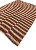 nayaab red and orange wool flat weaves Rug - FoldShot nayaab red and orange wool flat weaves Rug - FoldShot