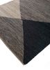 abrash beige and brown jute and hemp flat weaves Rug - FoldShot abrash beige and brown jute and hemp flat weaves Rug - FoldShot