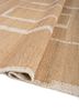 nomadic threads beige and brown jute and hemp flat weaves Rug - FoldShot nomadic threads beige and brown jute and hemp flat weaves Rug - FoldShot