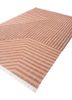 checkers red and orange wool flat weaves Rug - FoldShot checkers red and orange wool flat weaves Rug - FoldShot