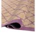 indusbar pink and purple polyester flat weaves Rug - FoldShot