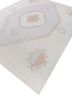 saga beige and brown polyester hand loom Rug - FoldShot