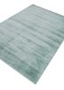 basis blue viscose hand loom Rug - FoldShot