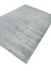 basis blue viscose hand loom Rug - FoldShot