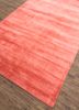 basis red and orange viscose hand loom Rug - FoldShot basis red and orange viscose hand loom Rug - FoldShot