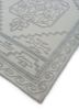 saga grey and black wool hand loom Rug - FoldShot