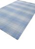 tesoro blue wool hand loom Rug - FoldShot