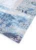 bespoke sile blue wool and viscose hand loom Rug - FoldShot bespoke sile blue wool and viscose hand loom Rug - FoldShot