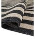 hula grey and black jute and hemp hand knotted Rug - FoldShot