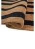 hula beige and brown jute and hemp hand knotted Rug - FoldShot