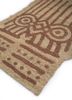 hula beige and brown jute and hemp hand knotted Rug - FoldShot