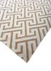 azalea beige and brown wool hand knotted Rug - FoldShot