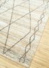 zuri ivory polyester hand knotted Rug - FoldShot zuri ivory polyester hand knotted Rug - FoldShot