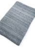 manifest grey and black polyester hand knotted Rug - FoldShot