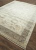 gulmarg grey and black silk hand knotted Rug - FoldShot