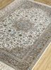 gulmarg grey and black silk hand knotted Rug - FoldShot gulmarg grey and black silk hand knotted Rug - FoldShot