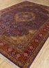 gulmarg pink and purple silk hand knotted Rug - FoldShot gulmarg pink and purple silk hand knotted Rug - FoldShot