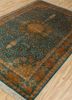 gulmarg green silk hand knotted Rug - FoldShot gulmarg green silk hand knotted Rug - FoldShot