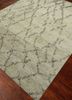 zuri ivory wool hand knotted Rug - FoldShot zuri ivory wool hand knotted Rug - FoldShot