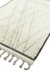 zuri beige and brown wool hand knotted Rug - FoldShot