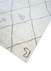 zuri ivory wool hand knotted Rug - FoldShot