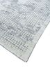 aprezo grey and black wool hand knotted Rug - FoldShot