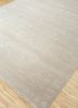 aurora beige and brown wool and silk hand knotted Rug - FoldShot
