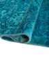 provenance blue wool and silk hand knotted Rug - FoldShot provenance blue wool and silk hand knotted Rug - FoldShot