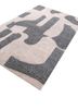 white noise beige and brown wool hand tufted Rug - FoldShot white noise beige and brown wool hand tufted Rug - FoldShot
