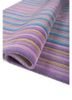 linear beige and brown wool hand tufted Rug - FoldShot
