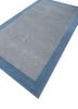 cera blue wool and viscose hand tufted Rug - FoldShot cera blue wool and viscose hand tufted Rug - FoldShot