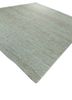 hula blue jute and hemp hand knotted Rug - FoldShot