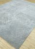 free verse by kavi grey and black wool and silk hand knotted Rug - FoldShot free verse by kavi grey and black wool and silk hand knotted Rug - FoldShot