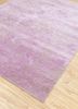 free verse by kavi pink and purple wool and silk hand knotted Rug - FoldShot