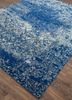 free verse by kavi blue hand knotted Rug - FoldShot free verse by kavi blue hand knotted Rug - FoldShot