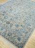 aurora ivory wool and silk hand knotted Rug - FoldShot aurora ivory wool and silk hand knotted Rug - FoldShot