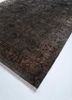 aurora grey and black wool and silk hand knotted Rug - FoldShot