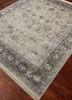 aurora ivory wool and silk hand knotted Rug - FoldShot aurora ivory wool and silk hand knotted Rug - FoldShot